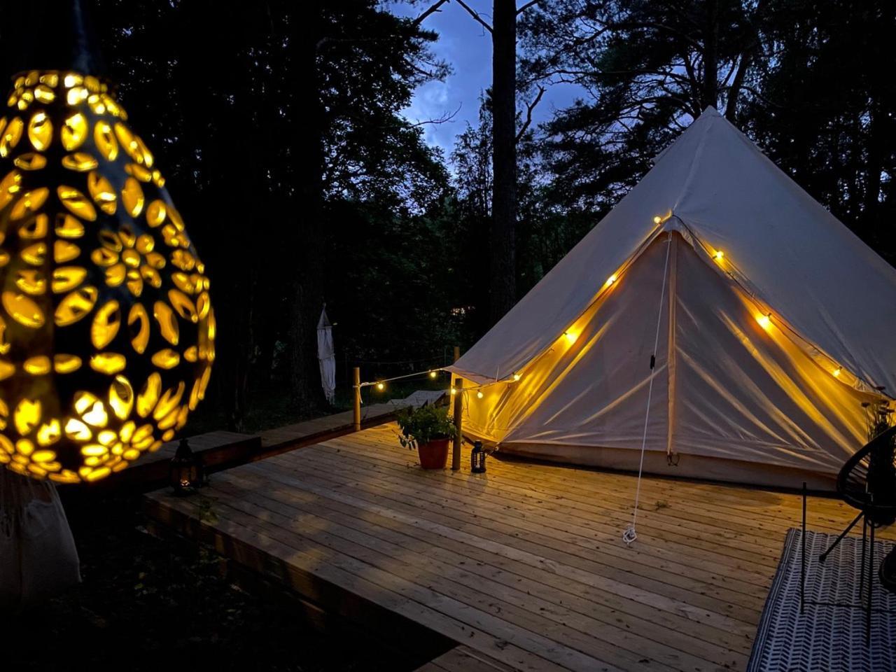 Tent Delhi A B&B In A Luxury Glamping Style Mariefred Extérieur photo